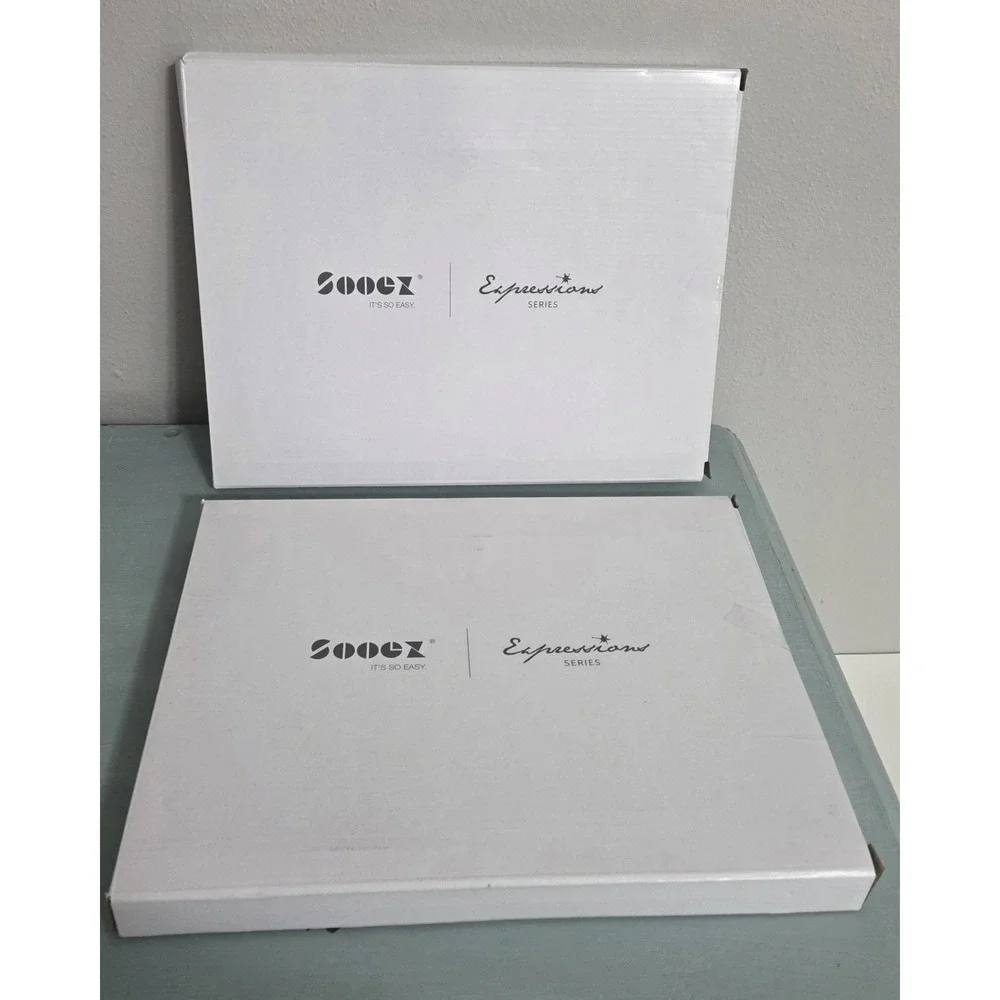 2 Boxes 8 Folders Total NEW Plastic File Office Organizers Envelopes 5 Pockets